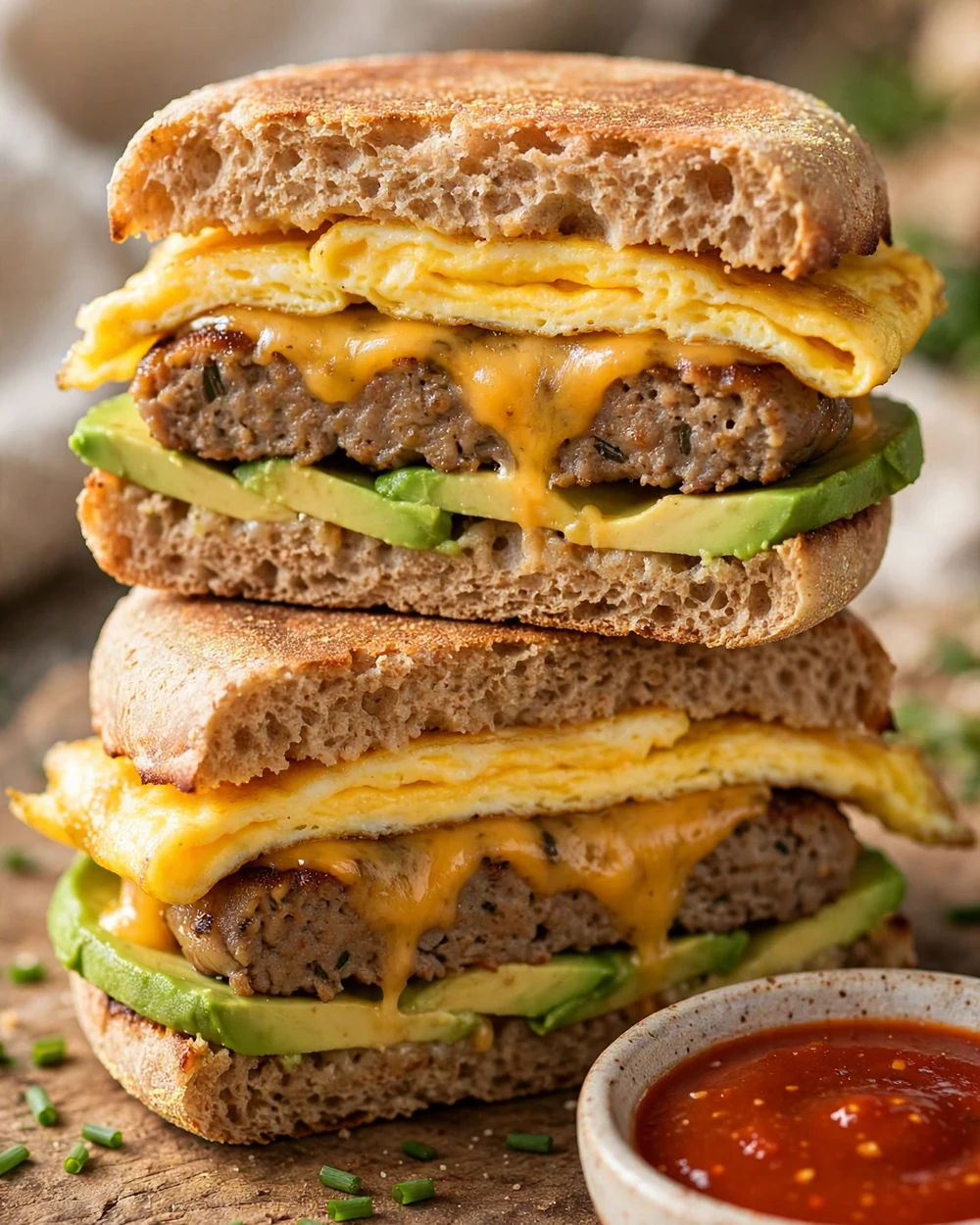 Turkey Sausage & Egg Breakfast Sandwich