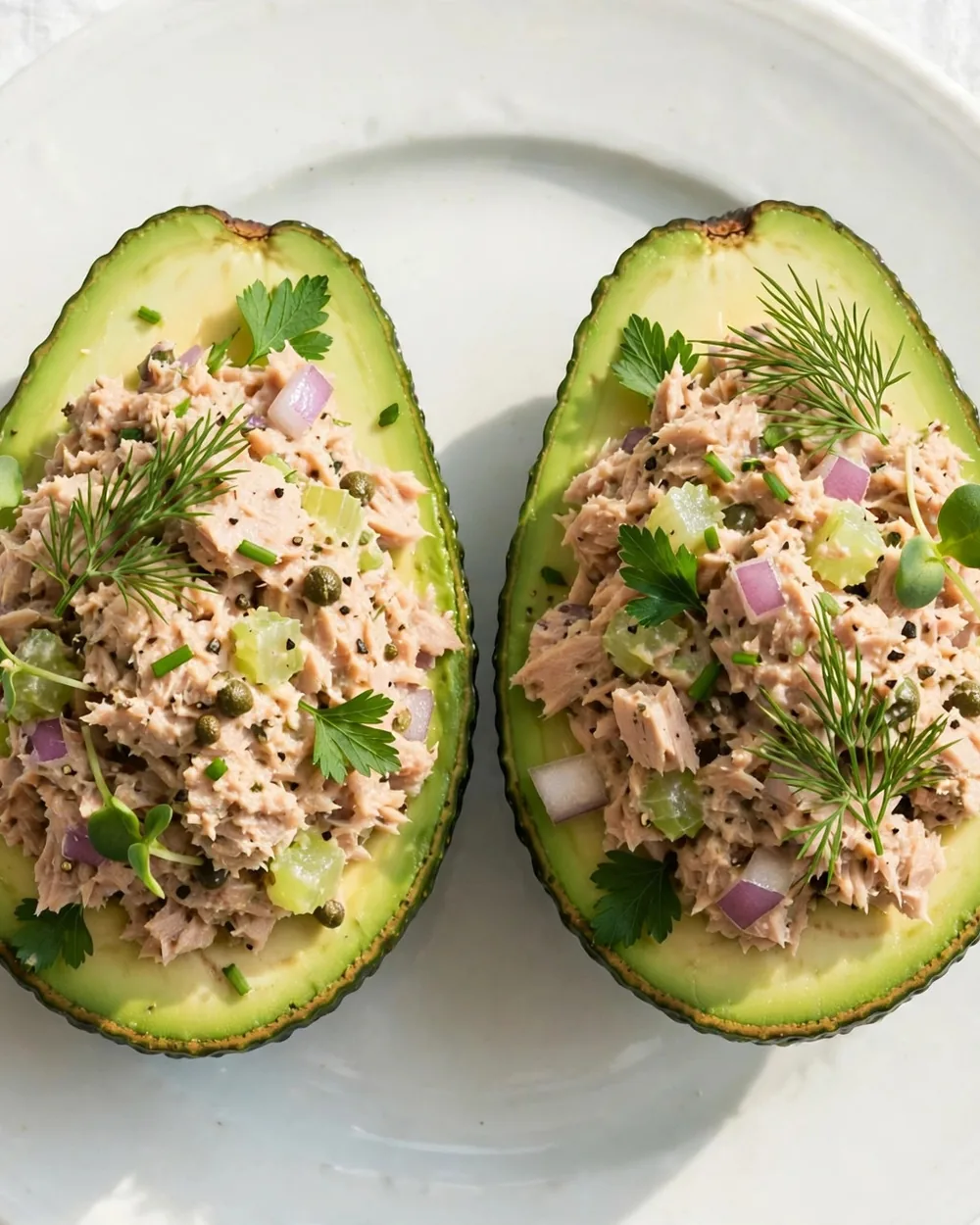 Tuna Stuffed Avocado